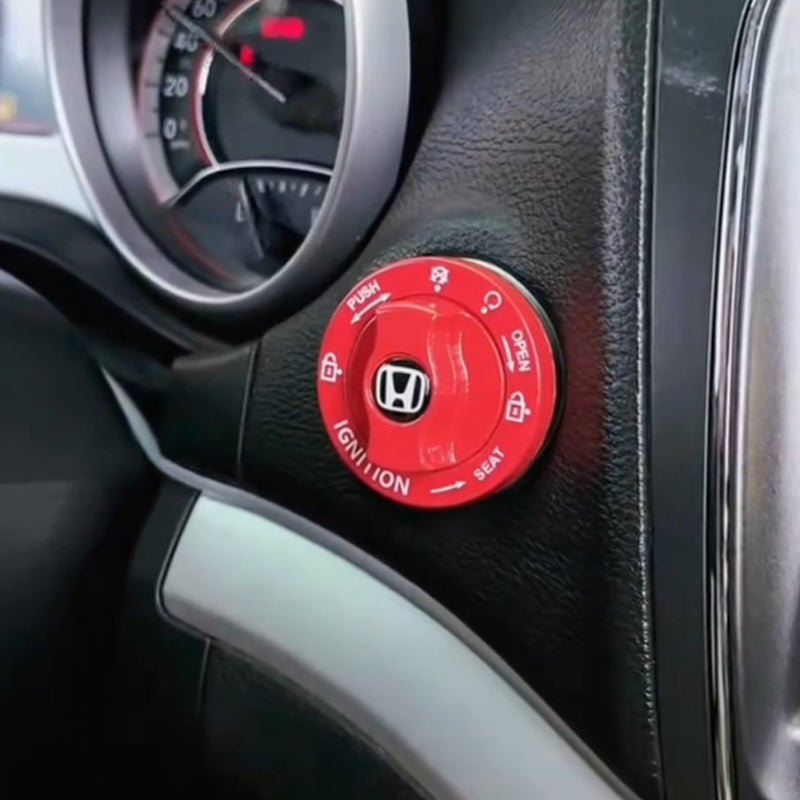 Metal Car Engine Start Stop Button Cover