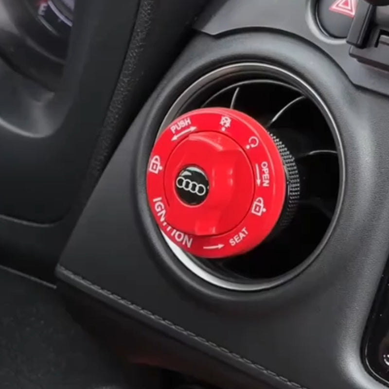 Metal Car Engine Start Stop Button Cover
