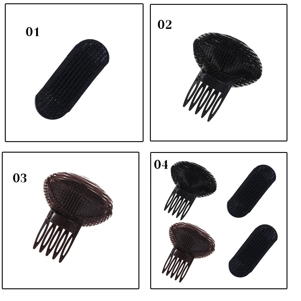 Invisible Fluffy Hair Clip ( Pack of 4 )