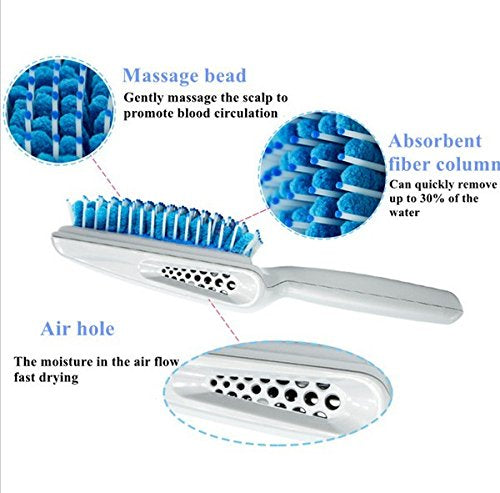 Massage dry hair comb