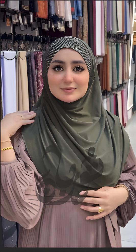 Crystal Shine Lycra Hijab