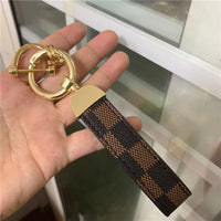 LuxeRide PU Leather Keychain