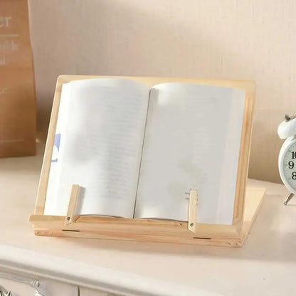 Portable Wood Bookends Stand