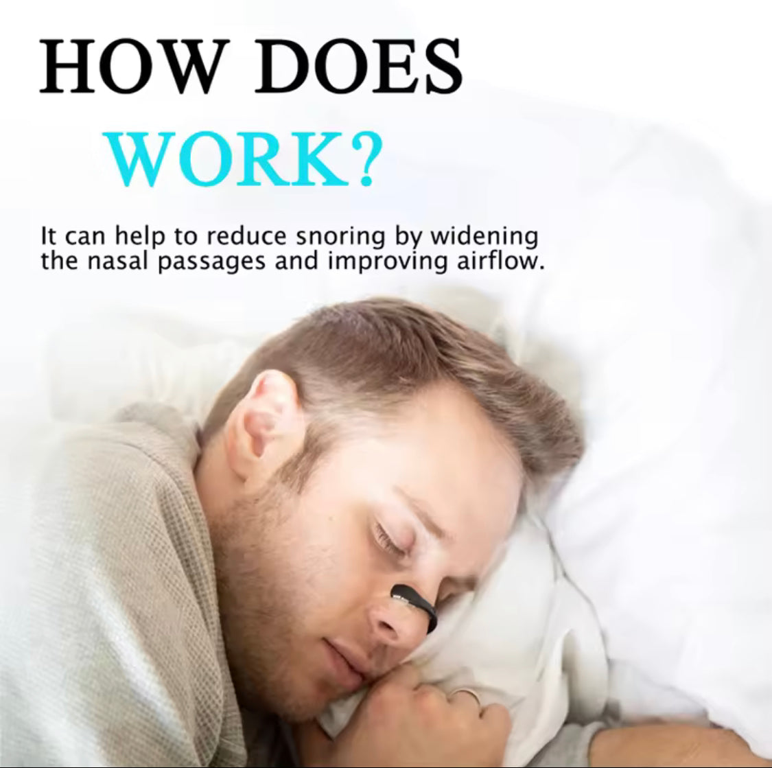 Magnetic Anti Snore Nose Clip
