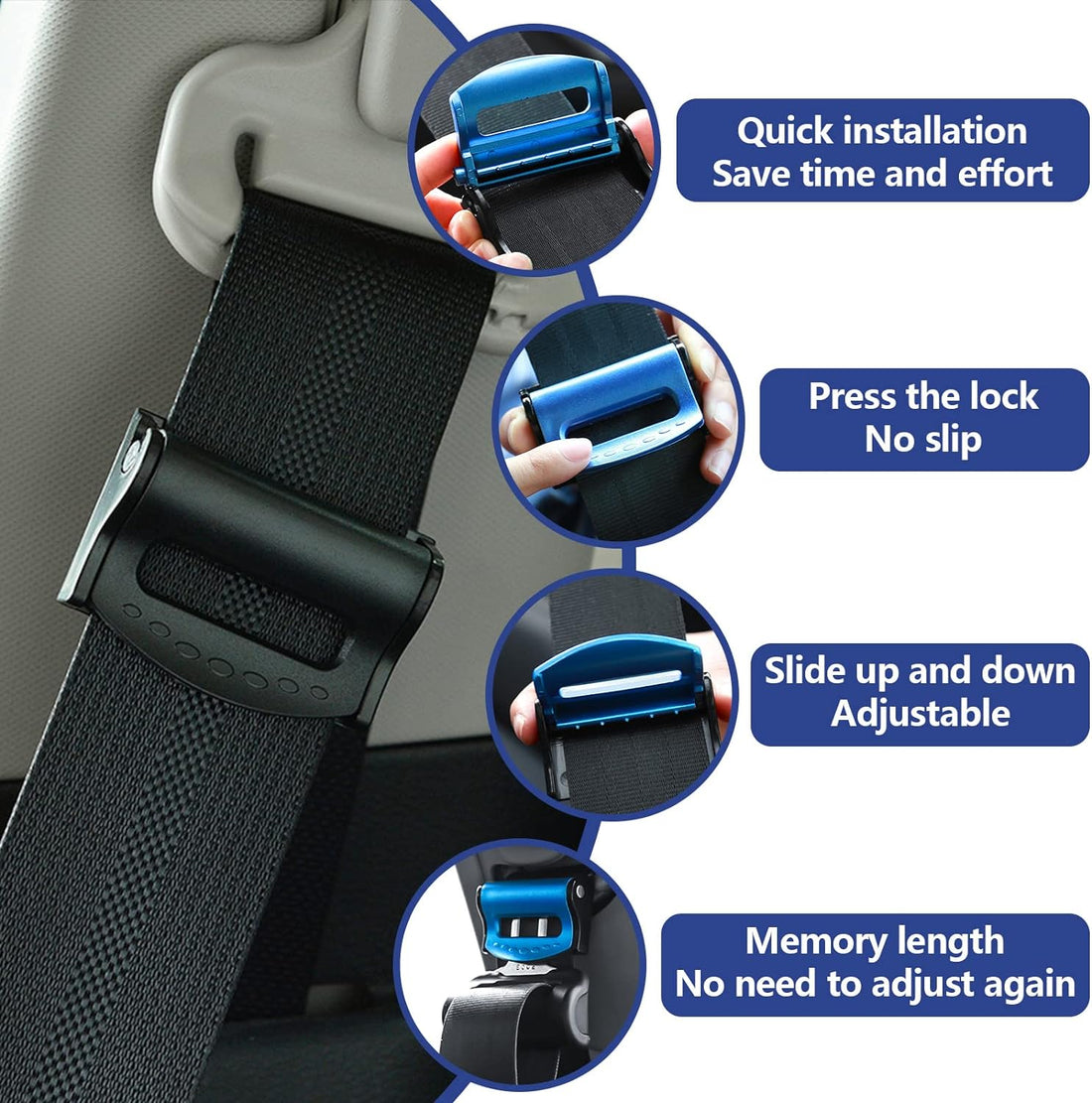 Seat Belt Clip Adjuster