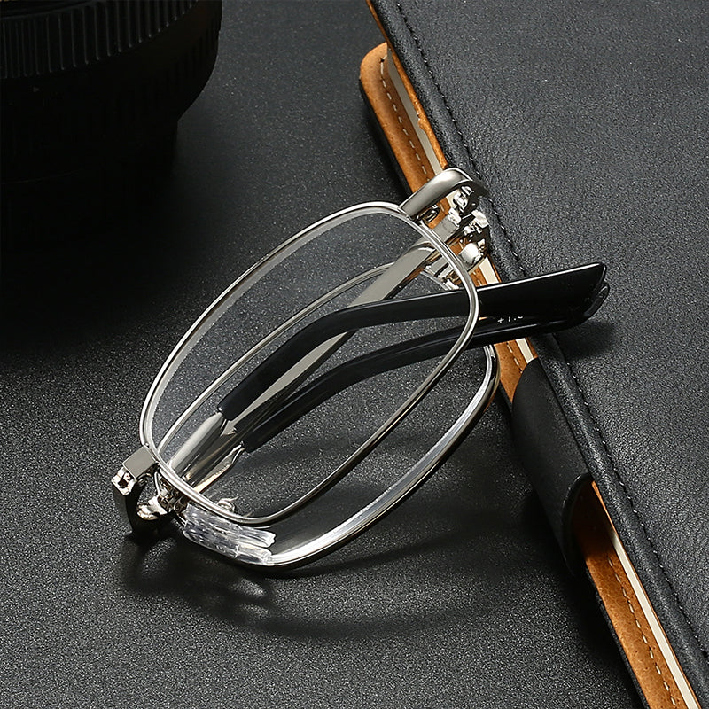 Portable Folding Metal Reading Glasses