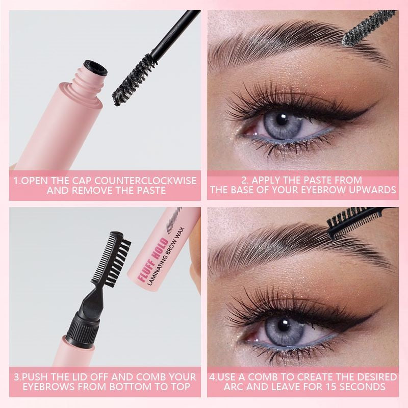 Transparent Brow Styling Wax Gel