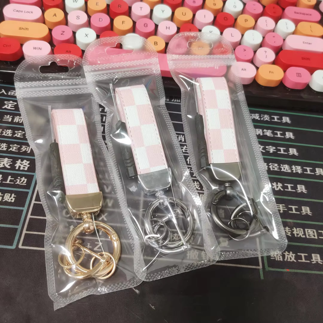 LuxeRide PU Leather Keychain