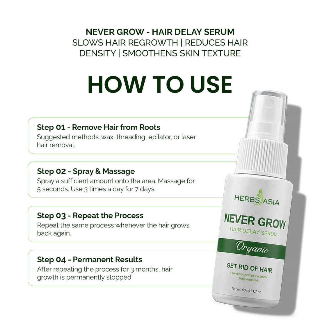 Never Grow Serum