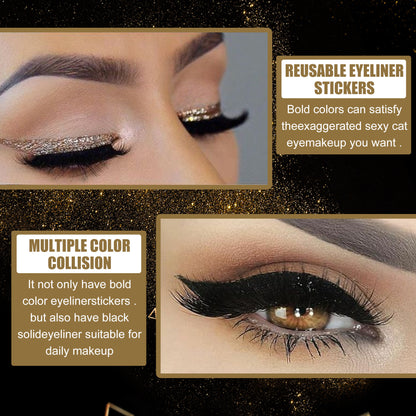 Glitter Eyeliner Sticker Patches