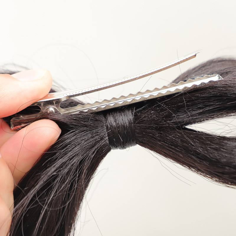 Chic Ribbon Hair Tie Clip – Elegant Hairpin Accessory