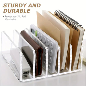 1pc Clear Desktop File Organizer