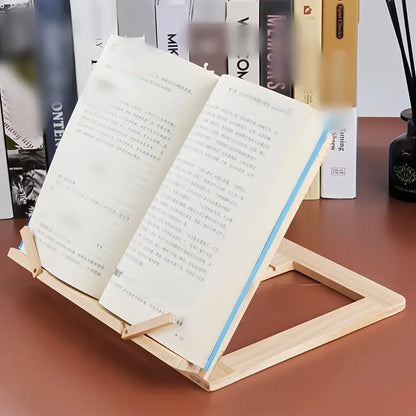 Portable Wood Bookends Stand