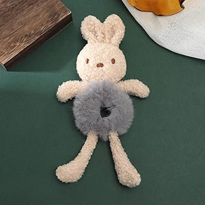 Soft Plush Rabbit Hair Tie