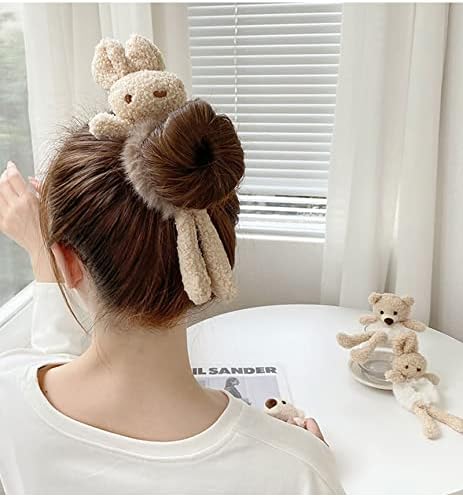 Soft Plush Rabbit Hair Tie