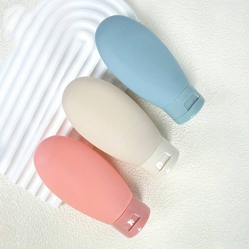 3pcs portable silicon travel bottles