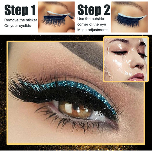 Glitter Eyeliner Sticker Patches