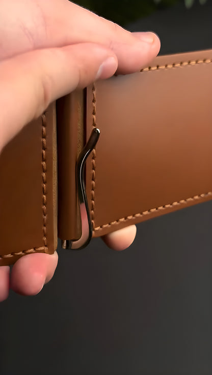 QuickSlide Leather Wallet