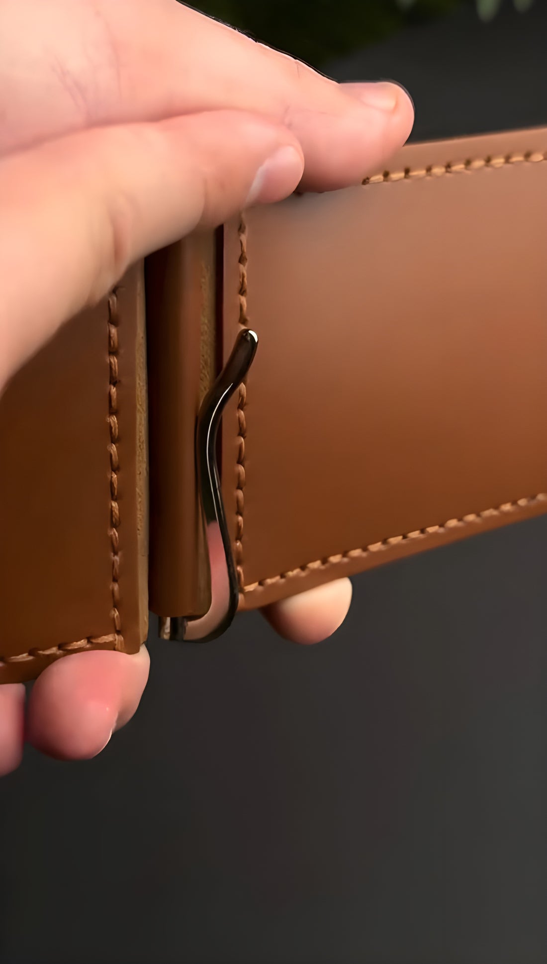 QuickSlide Leather Wallet