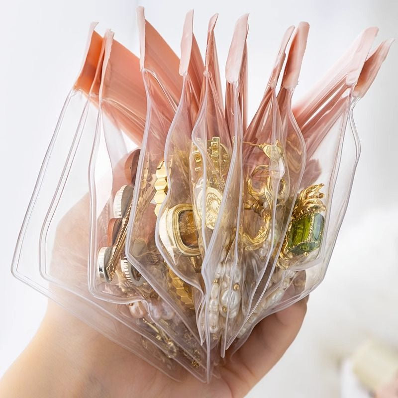 Transparent Waterproof  Jewelry Storage Zip Bag