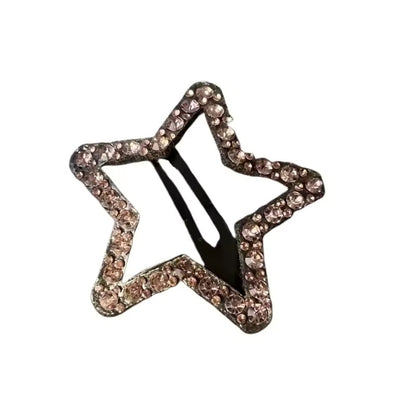 Cute Star Rhinestone Hair Clip