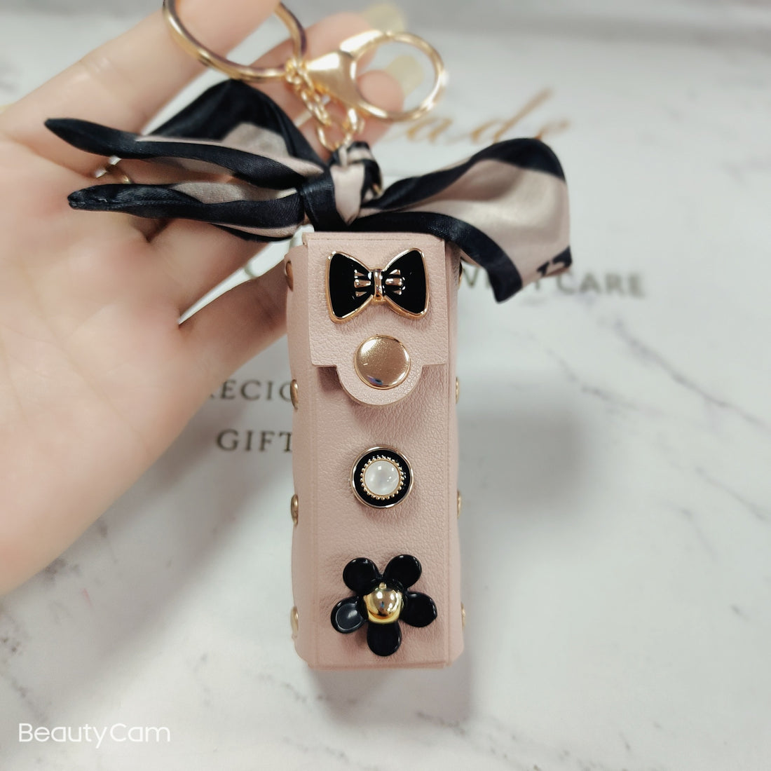 Korean Mini Lip Pouch Keychain