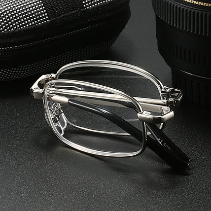 Portable Folding Metal Reading Glasses