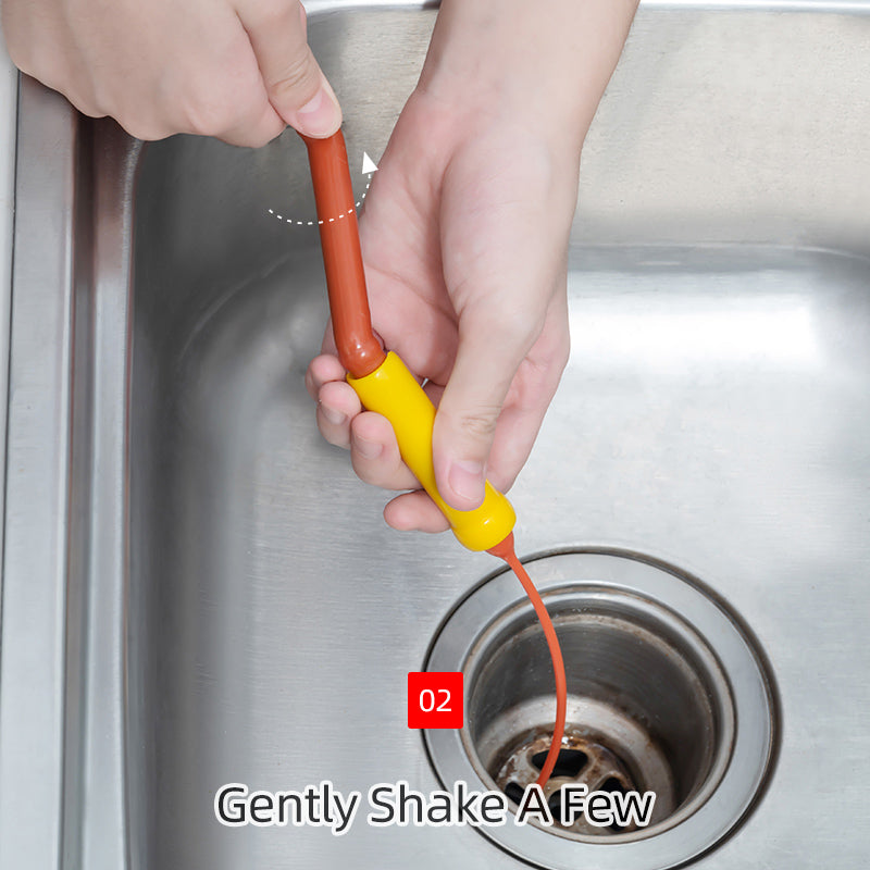 FlexiClean Rotating Drain Brush