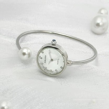 Light & Dainty Bangle Bracelet Quartz Watch