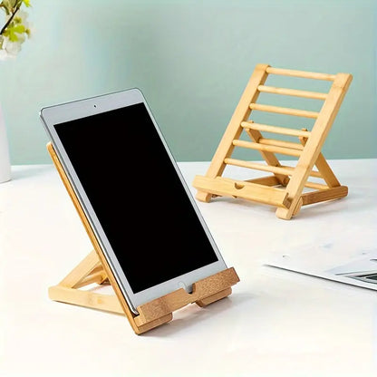 Wooden Book ,Tablet & Mobile Phone Stand