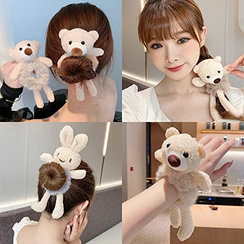 Soft Plush Rabbit Hair Tie