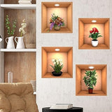 Removable Wall Décor Stickers (Set of 3)