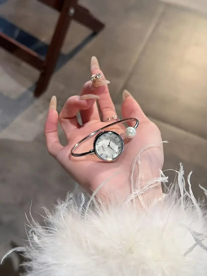 Light & Dainty Bangle Bracelet Quartz Watch