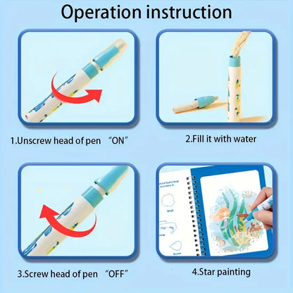 Reusable Watercolor Activity Book