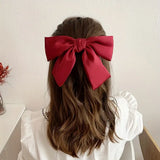 Elegant Ribbon Bowknot Hair Clip for Women