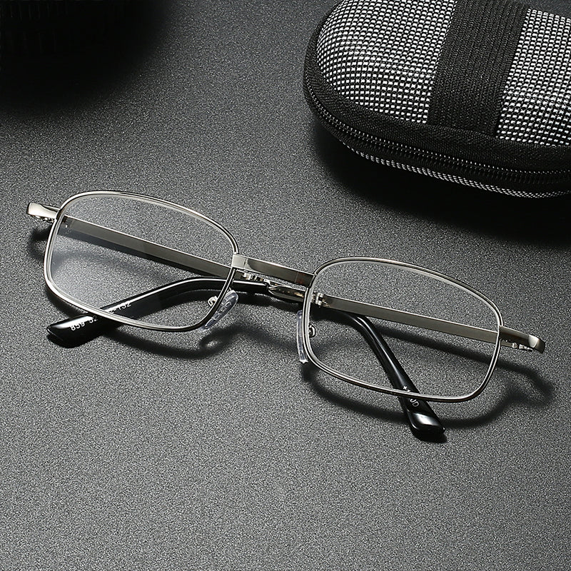 Portable Folding Metal Reading Glasses