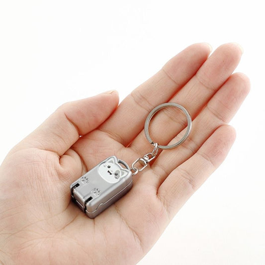 Portable Folding Stainless Steel Nail Clippers with Mini Keychain