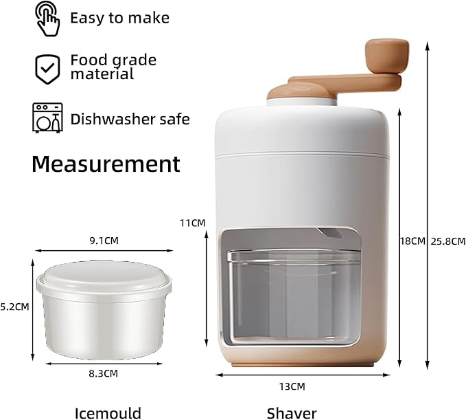 Portable Ice Crusher & Snow Cone Maker