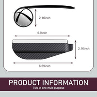 2-in-1 Car Rearview Mirror Accessory