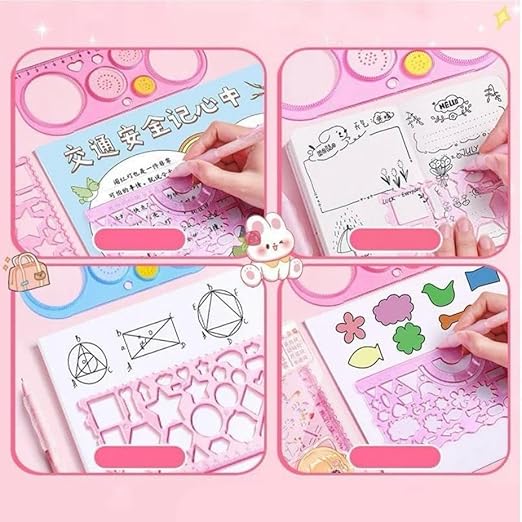 Spirograph Geometric Drawing Ruler Set