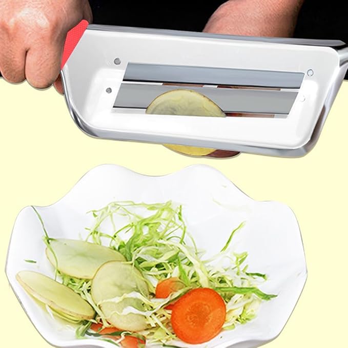 Double 2 Slice Blade Vegetable Cutter Cabbage Shredder