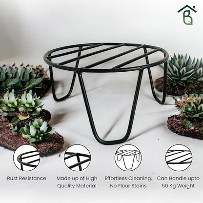 Craft Castle Elegant Iron Flower Pot Stand