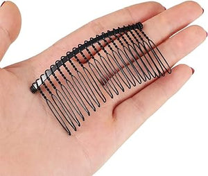 2 Pcs Wire Hair Side Comb Clips