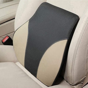 Car Seat Back Rest Long Cushion Beige