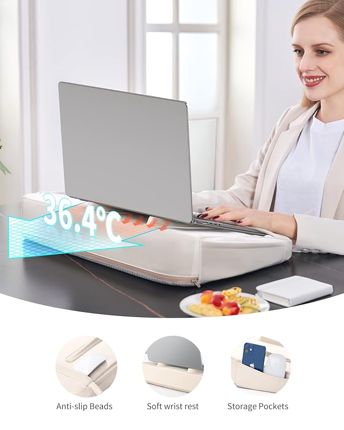 Computer Lap Desk with Pillow Cushion
