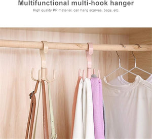 Rotated Hanger Space-Saving Wardrobe Organizer