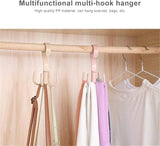 Rotated Hanger Space-Saving Wardrobe Organizer