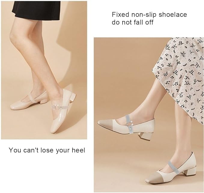 High Heel Shoe Straps with Pearl & Rhinestone Accents