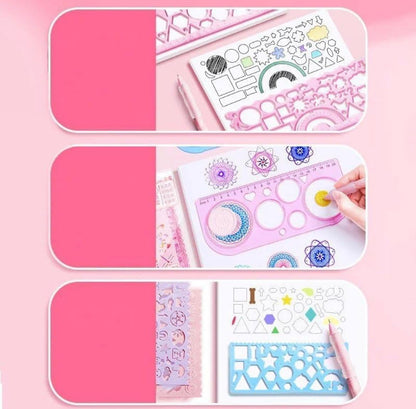 Spirograph Geometric Drawing Ruler Set