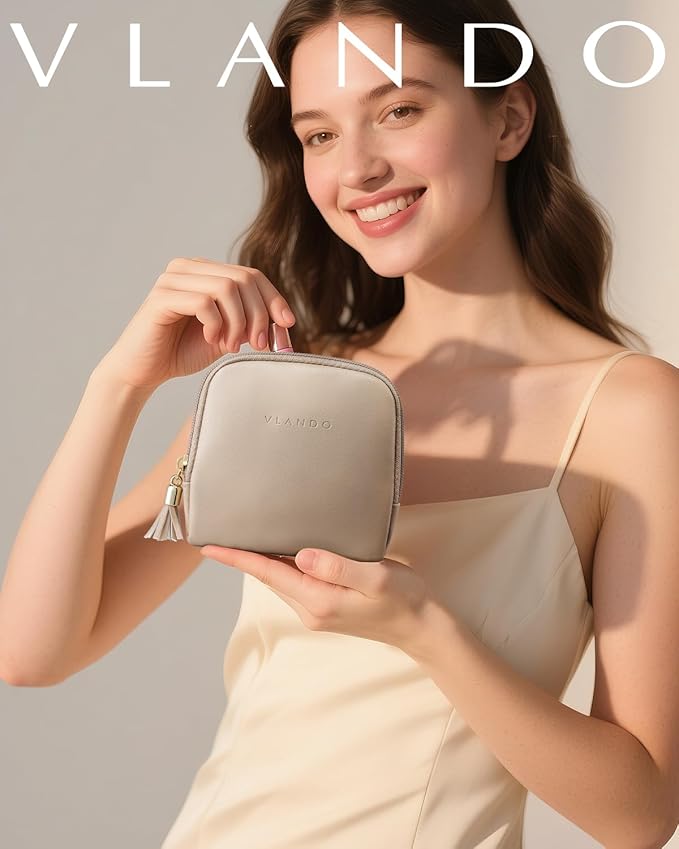 Travel Jewellery Bag – Compact Waterproof PU Leather Jewellery Organizer